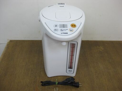 TIGER タイガー魔法瓶 マイコン電動ポット PDR-G401 4.0L 2021年製