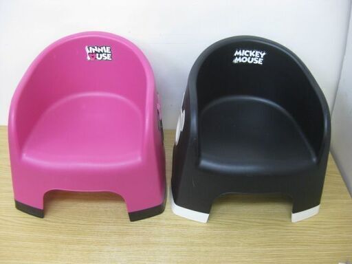 ミッキーマウス型の黒い椅子　USED ミッキーマウス型の黒い椅子 USED ミッキー 椅子
