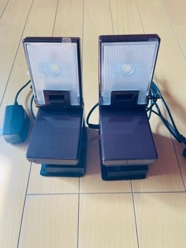お話し中　TWINBIRD LEDベッドライト　ブラウン✖️2個
