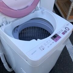 福岡市内配送設置無料 シャープ SHARP ES-GE6A-P [全自動洗濯機(6.0