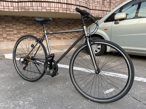 クロスバイク　W.stage　クロームメッキ　700×28c