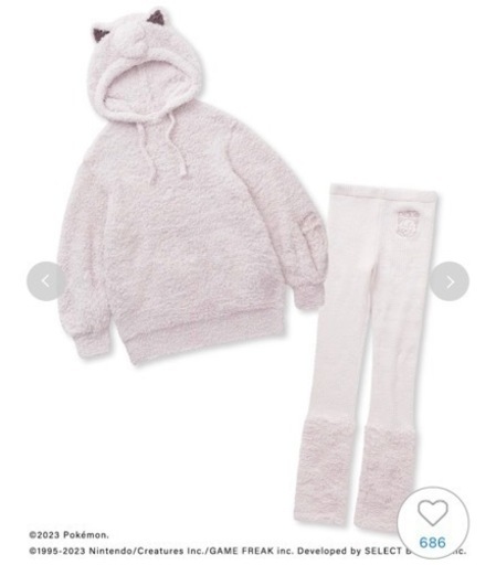 ジェラートピケ ポケモンスリープ プリン レディース