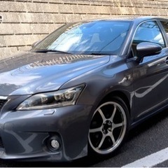 平成24年　レクサスCT200h Fスポーツ　本革シート　車検7年6月　ビルシュタイン車高調の画像