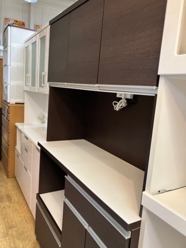 ⭐️オシャレ⭐️ 土井インテリア/大川家具 3面レンジボード No.154