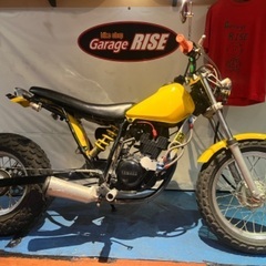 TW200  2JL  ロンスイカスタム　登録, 整備代込み