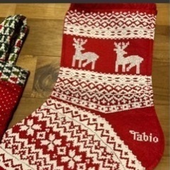 クリスマス　サンタさん　靴下セットの画像