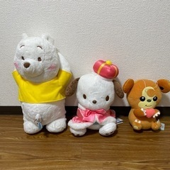 ぬいぐるみ3個セット