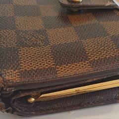 ルイヴィトン ダミエ ポルトモネビエ ヴィエノワ　二つ折り財布　茶の画像