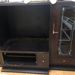 収納付テレビ台