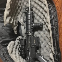 サバゲー　エアガン　電動ガン　SR-16　フルセットの画像