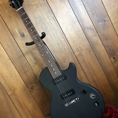 美品エピフォン P90搭載 ワンボリューム ワントーン 艶消し黒...