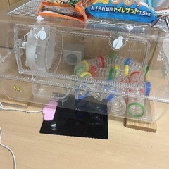 ✴︎値下げ✴︎ ハムスター 飼育セット　ルーミィ60  ハムスターケージの画像