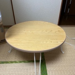 【値下げ】折りたたみ式　テーブル　ローテーブルの画像
