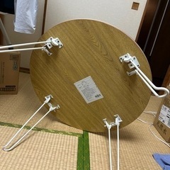 【値下げ】折りたたみ式　テーブル　ローテーブルの画像