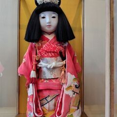 市松人形ガラスケース入り　値下げいたしましたの画像