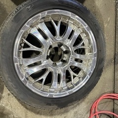 20インチ　6-139.7 4本セット　スタッドレス付きの画像