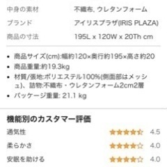 セミダブルマットレスの画像