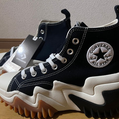 新品未使用】厚底コンバース ランスター モーション ブラック 24.0cm