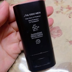 定価3,080円✨手を汚さずに塗れる日焼け止め😊資生堂 メンクリアスティック UVプロテクターの画像