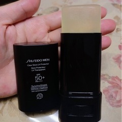 定価3,080円✨手を汚さずに塗れる日焼け止め😊資生堂 メンクリアスティック UVプロテクターの画像