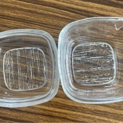 蓋付き　ガラス食器の画像