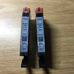 インク　キャノン　インクカートリッジ　pixus　３７１GY　２個　