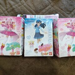 プリキュア　フィギュア　3つ