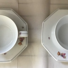 ノリタケのすごく可愛いカップ&ソーサー3客　綺麗（未使用に近い）の画像