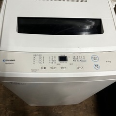 【簡易清掃・動作確認済】洗濯機5.5kg　maxzen／マクスゼン  JW55WP01  2020年製