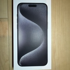 未使用　iphone15 pro max 256GB ブラック ...