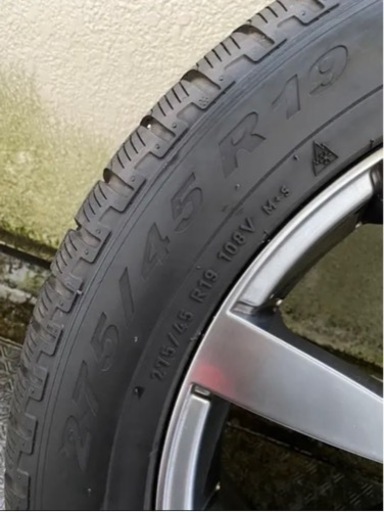 【美品】カイエン・トゥアレグ・Q7 19インチホイール　タイヤセット