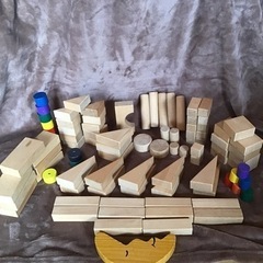 ※売れました※木のおもちゃ　積み木　　かなりの量あり！の画像