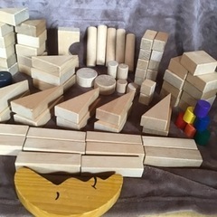 ※売れました※木のおもちゃ　積み木　　かなりの量あり！の画像