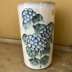 傘立て　信楽焼　陶器