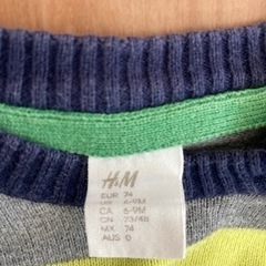 H&M ベビー服　ニットの画像