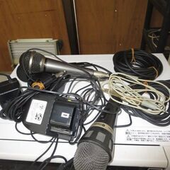 カラオケで使用していたマイク