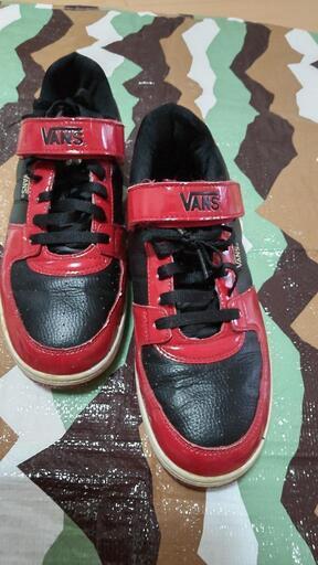 VANS サイズ26.5cm カラー赤黒