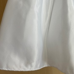 子ども用　ドレス　白の画像