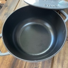 STAUB ストウブ 24cm 鍋 ルースターの画像