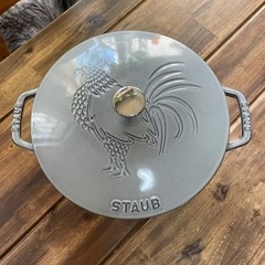 STAUB ストウブ 24cm 鍋 ルースターの画像