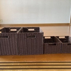 決まりました　ニトリ　収納カゴ