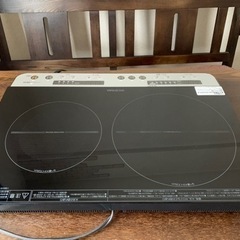 良品！アイリスオーヤマ/IHコンロ/IHK-W12-B//2019年製の画像