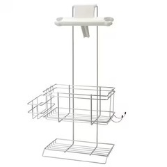 【部品欠品】 ニトリ ステンレスシャワーラック2段(スクエア)