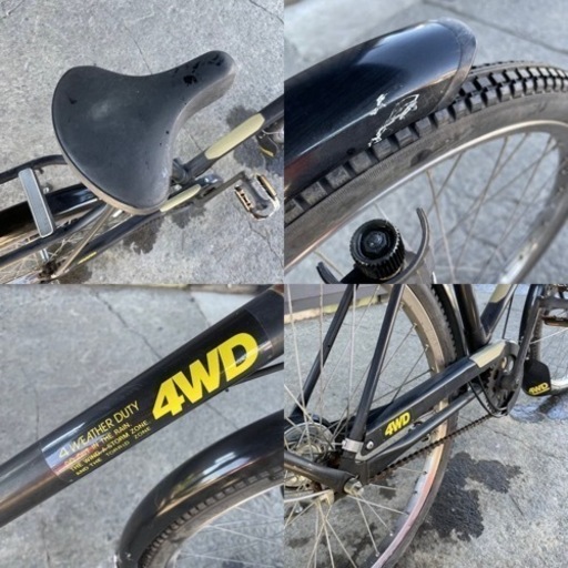 95★岐阜発　希少！長期保管品/ ミヤタ自転車/ 4WEATHER DUTY/ 4WD/ ビンテージ/ レトロ/ 24インチ/ 現状品　R4.10/26★a