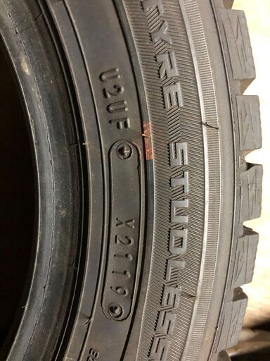 早い者勝ち！中古スタッドレスタイヤ　155/65R13　4本セット　2019年製　ダンロップ　ウインターマックス　WM01