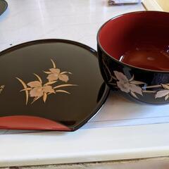 値下げ！漆椀・工芸品　小林盆舗　ポケットティッシュ付き