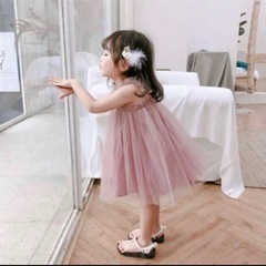 【未使用】ベビーチュールドレスの画像