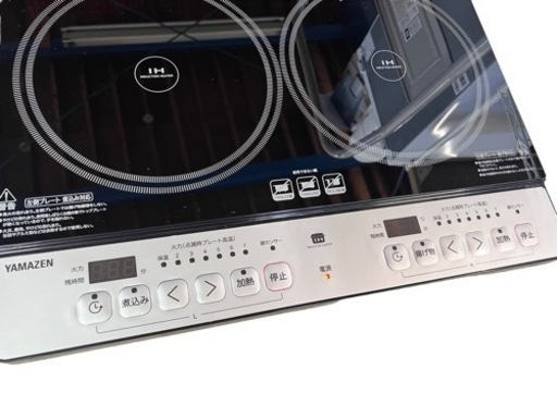 NO.994 【2022年製】YAMAZEN IH調理器 KES-WL1456E(H)