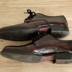 ホーキンス　革靴　ボルドー色　25.5〜26.5cm相当サイズの画像