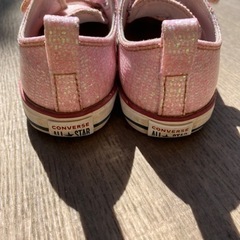 〈CONVERSE〉ピンクスニーカー15.5センチの画像